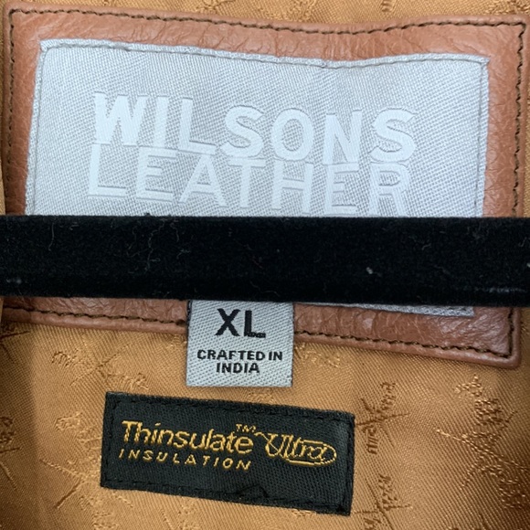 Leather trench coat , beautiful camel color in size XL - Picture 5 of 15